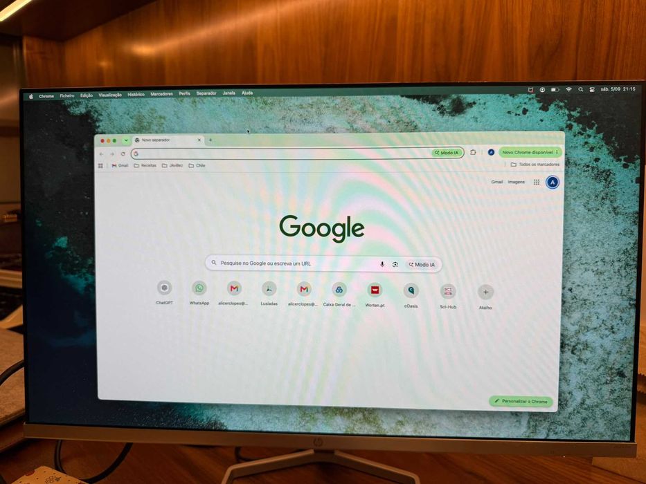 Monitor HP M24fw 23,8” Full HD IPS – Excelente Estado