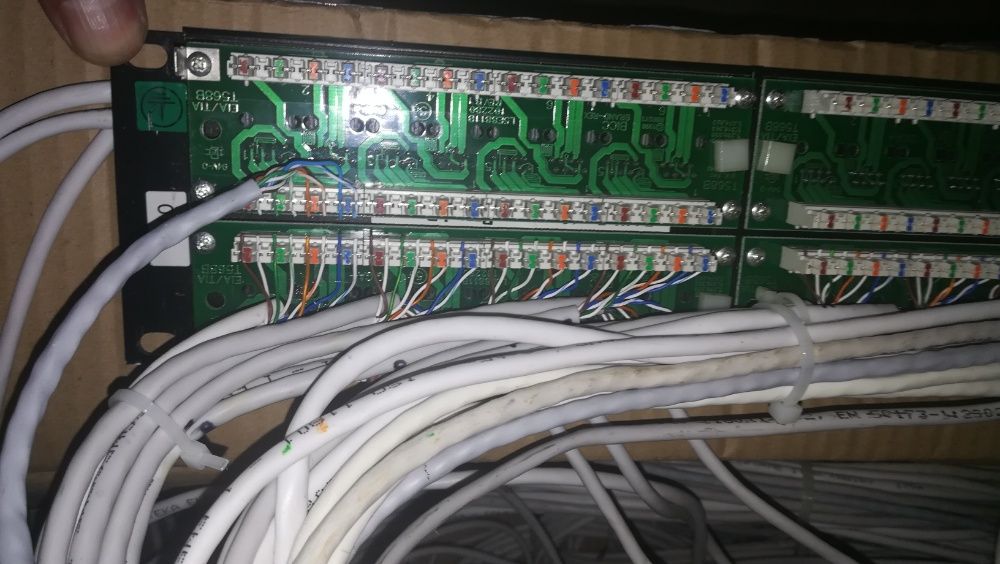 painel de patch cat 5e 48 portas com cabo64585959068803123