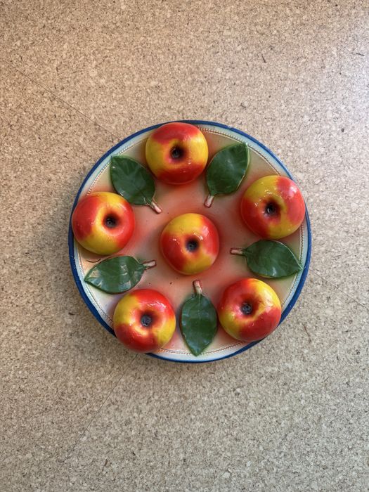 Prato decorativo de cerâmica