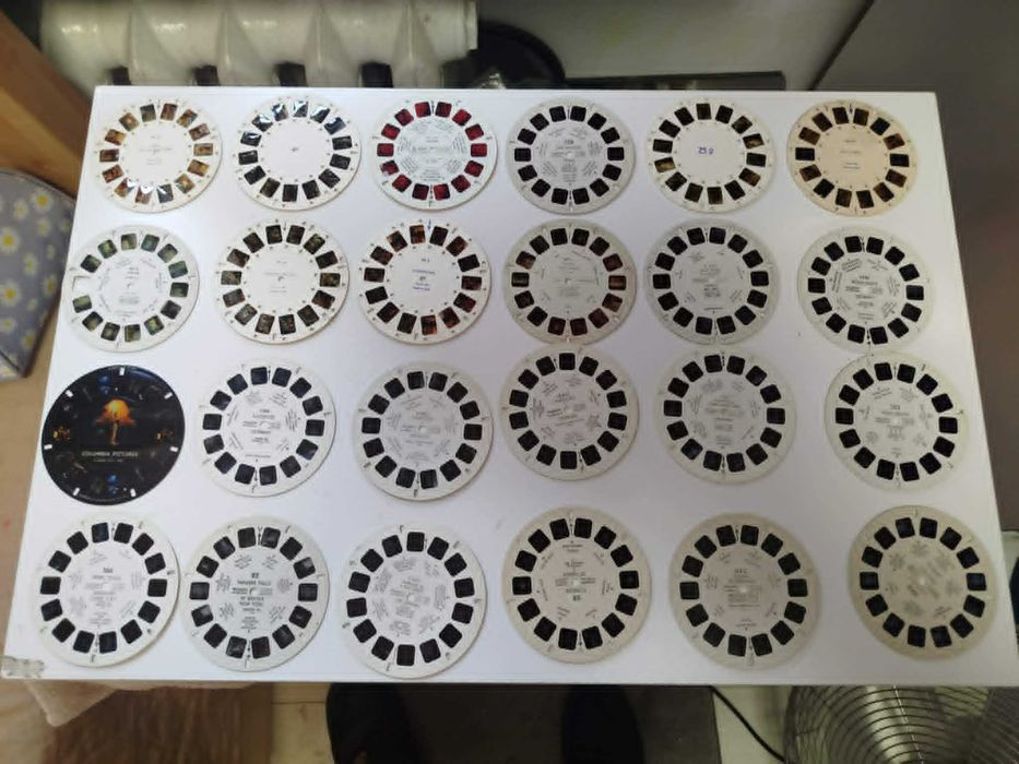 Stereoskopy VIEW-MASTER 13 sztuk + 144 Dyski - Kolekcjonerski