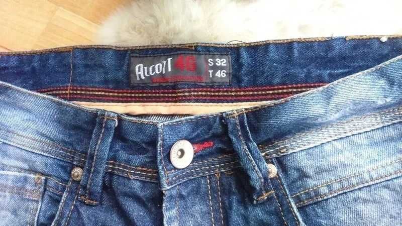 Spodnie dżinsy niebieskie Alcott przecierane slim S / M