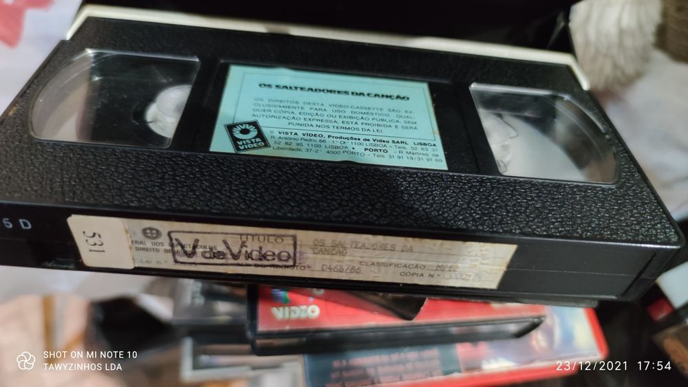 Cassetes de vídeo VHS