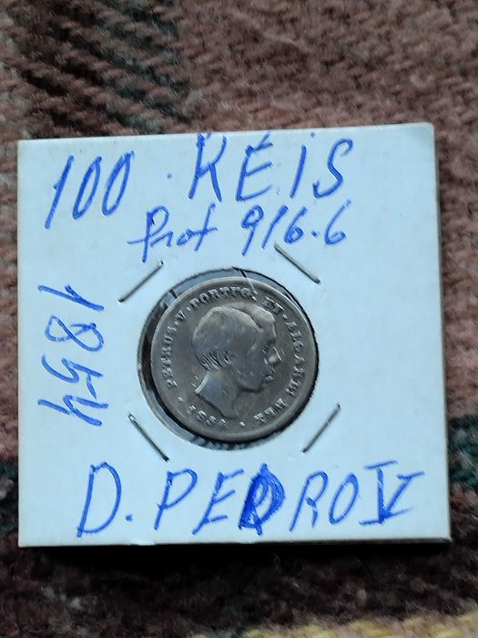 3  MOEDAS EM PRATA D. Pedro V, D. João P. Regente