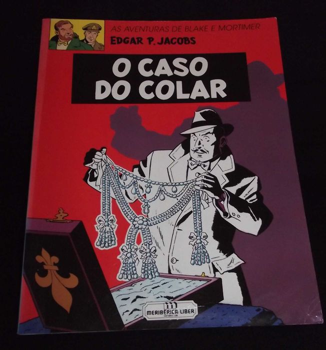 Livro BD O Caso do Colar Blake e Mortimer Bertrand