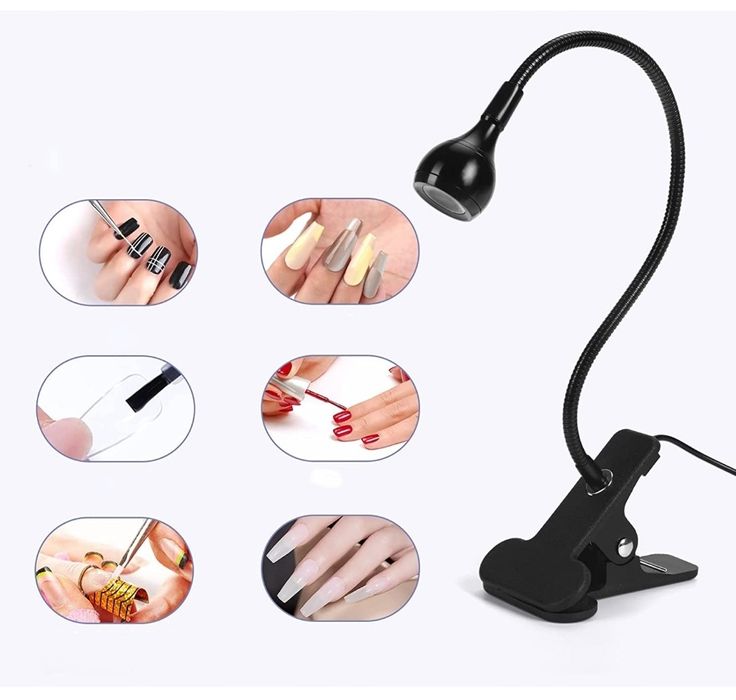 Mini lampa UV zaciskowa