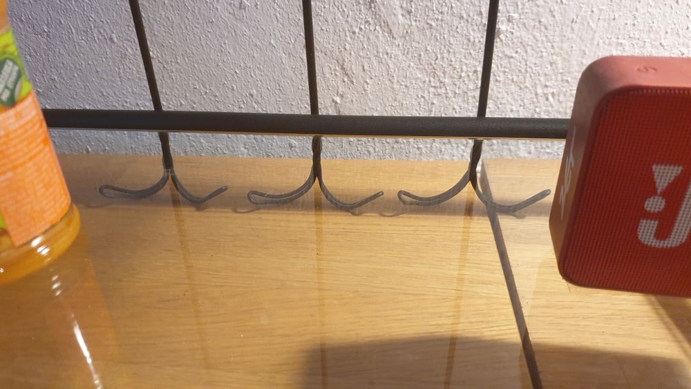 Szafka, półki, metal i szklo 2 szt