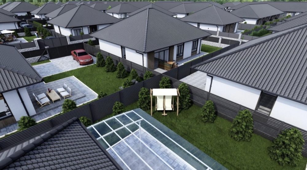 Кутовий таунхаус 58 м² з ділянкою 2.2 сотки у КМ Нова Мрія - знижка при 100% оплаті!