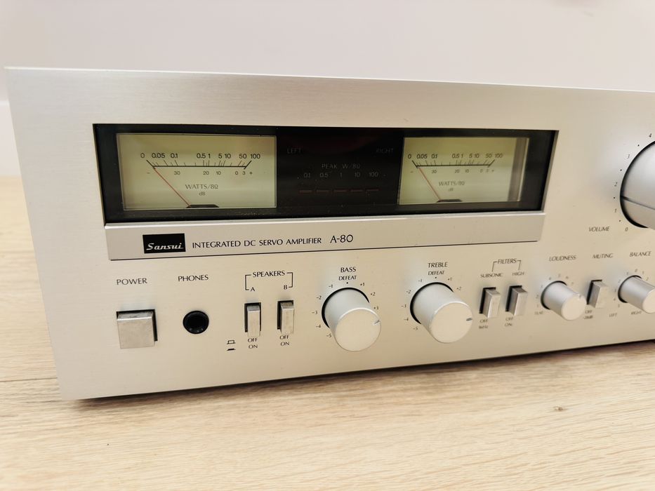 Sansui A-80 wzmacniacz hifi. Ideany.