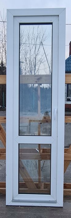 OKNA KacprzaK Okno Balkonowe 70X234 Używane PCV Białe Lider Okna OLX