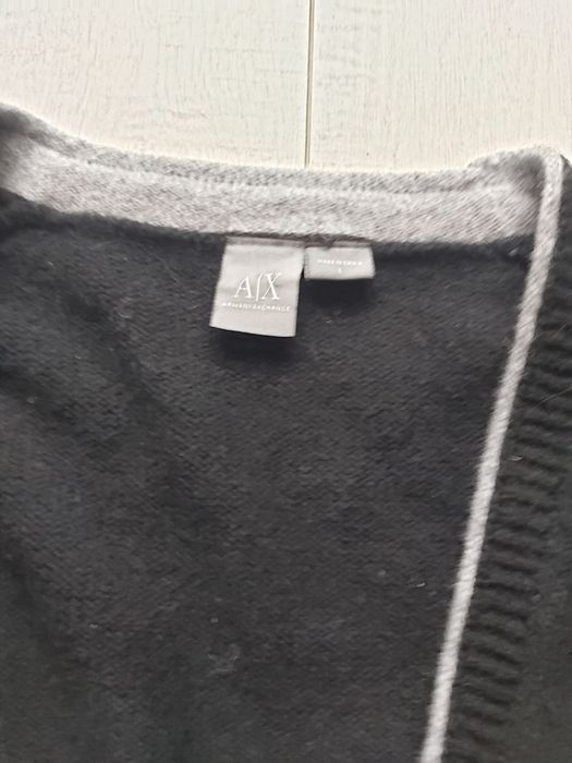 Sweter Armani exchange L wełna kaszmir