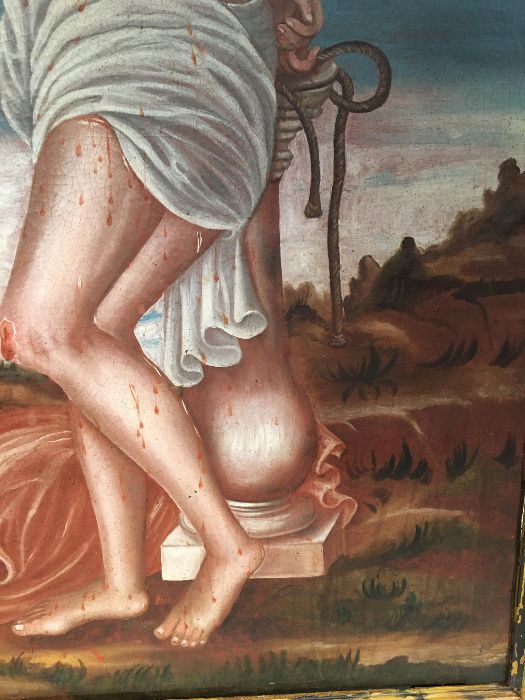 Pintura a óleo de Jesus do Sec. XVI / XVII