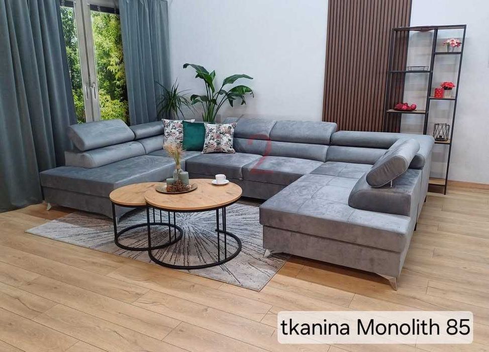 Narożnik MILANO U Kanapa Sofa z Funkcją spania USB DOSTAWA 3-7DNI