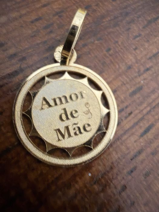 Medalha para fio, alusivo à mãe-ouro