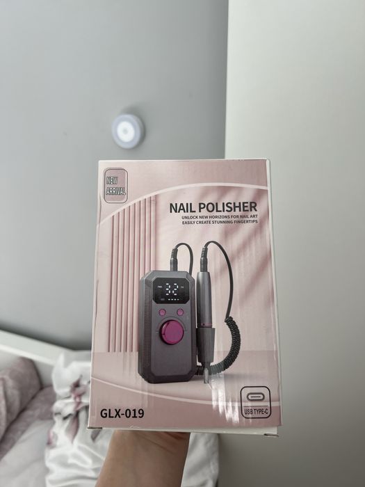 Frezarka do paznokci zeztaw XXL pędzelek frezy wkładki