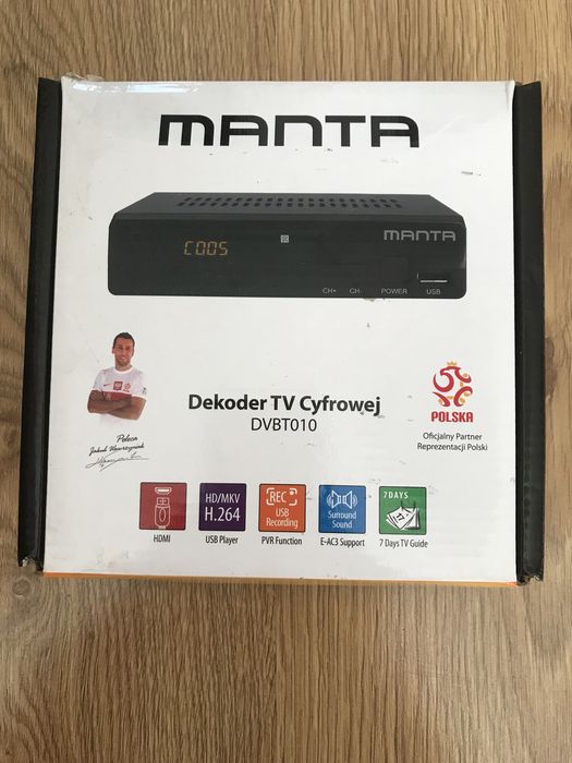 Dekoder TV cyfrowej Manta DVBT010