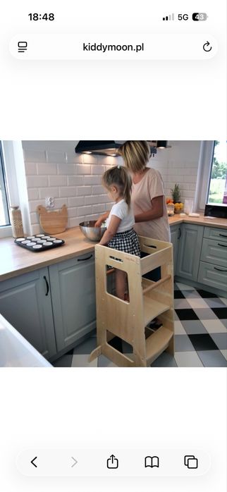 Kitchen helper nowy drewniany