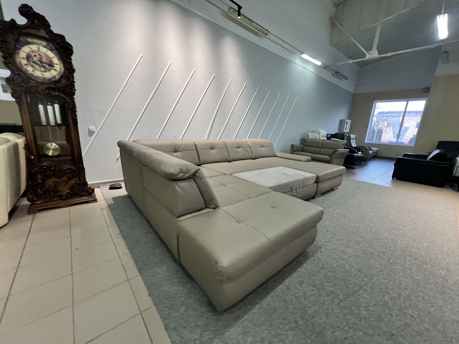 Виставковий стан новий великий розкладний диван капучіно