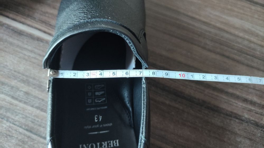 Туфлі чоловічі 43 розмір Bertoni