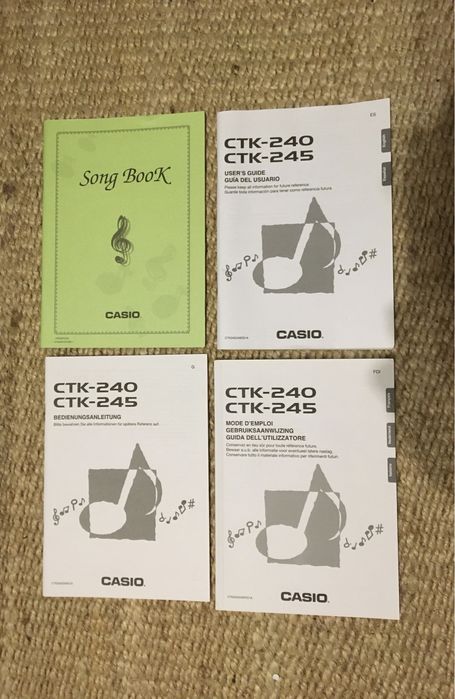 Piano/Teclado Casio CTK-240 Novo