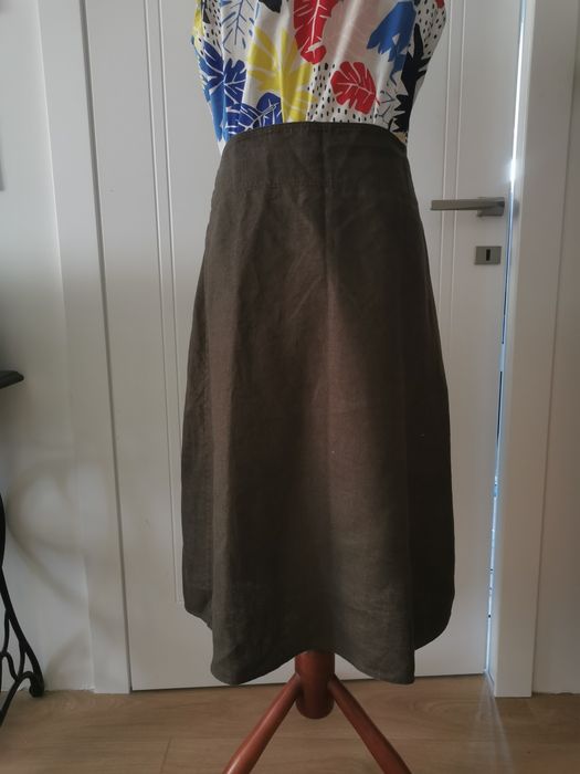 Lniana spódnica Massimo Dutti, rozm. L