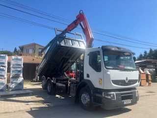 Renault Premium Vasculante com Grua