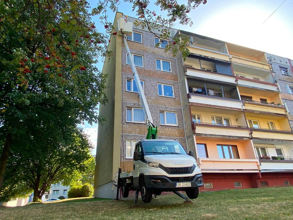 80zł | Podnośnik koszowy Ruda Śląska | Zwyżka z operatorem 20m
