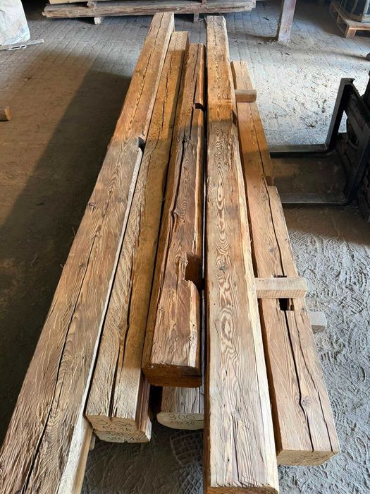 Stare belki ciosane siekierą dekoracyjne 15–20+ cm | suszone | rustykalne