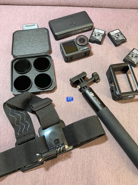 Super Zestaw DJI Action 5 Pro + Karta 128GB + Filtry + DJI CARE 2027!