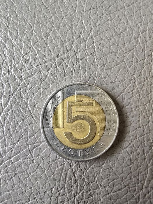 Destrukt moneta 5 złotych 1994