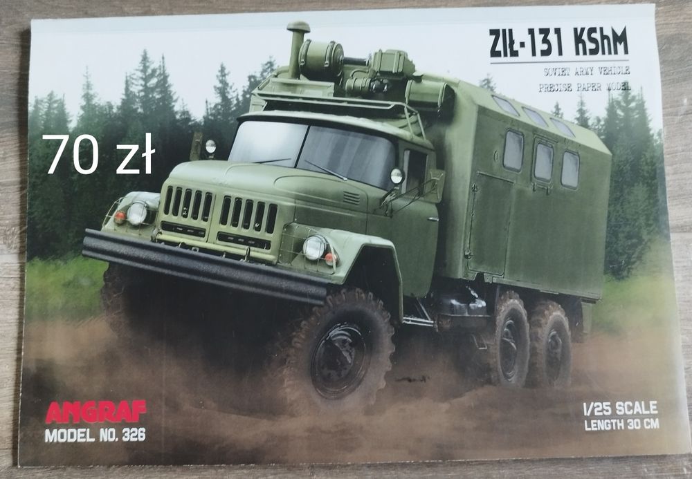 Model kartonowy Ził-131 KShM