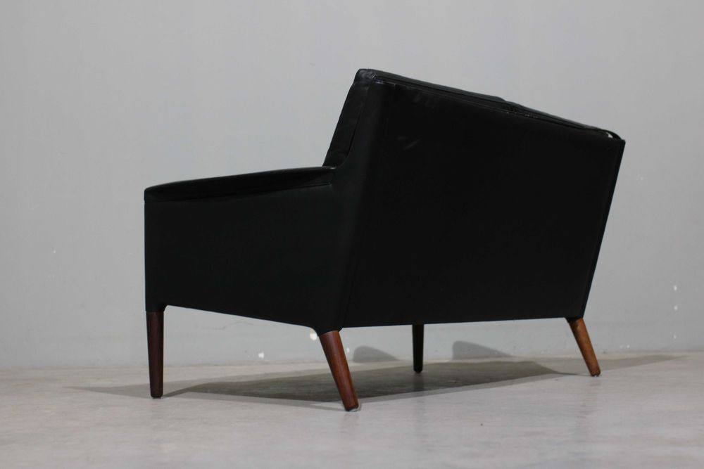 Conjunto de 3 sofás Kurt Ostervig em pau santo e couro | Mid Century