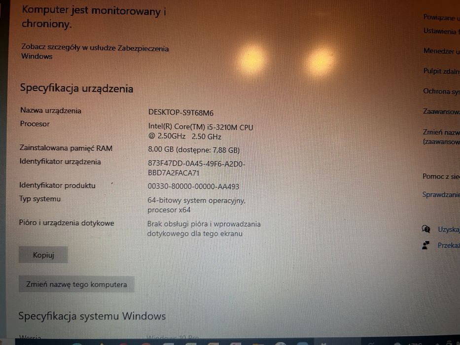 Laptop sony vaio ze stacja dokujaca