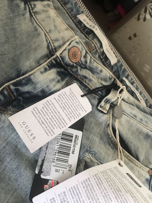 Нові джинси  Guess skinny low, size 29, йде на S
