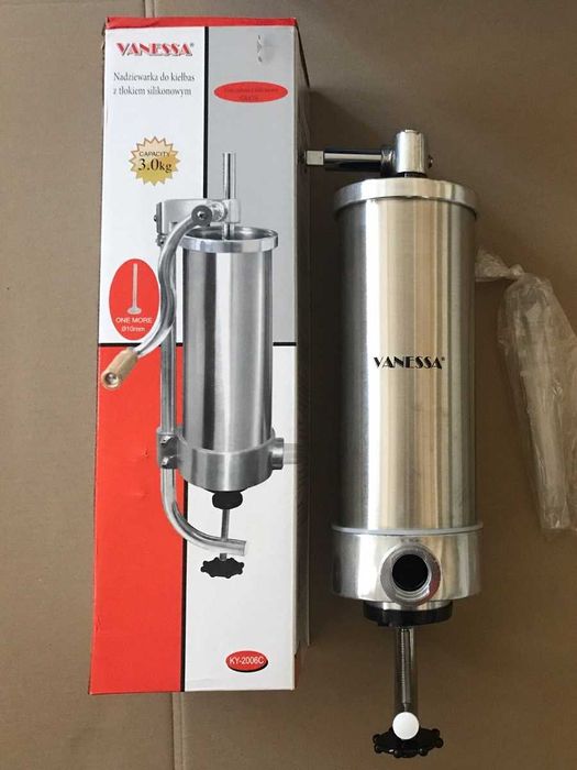 Шприц для колбас, Шприц колбасный вертикальный на 3 кг