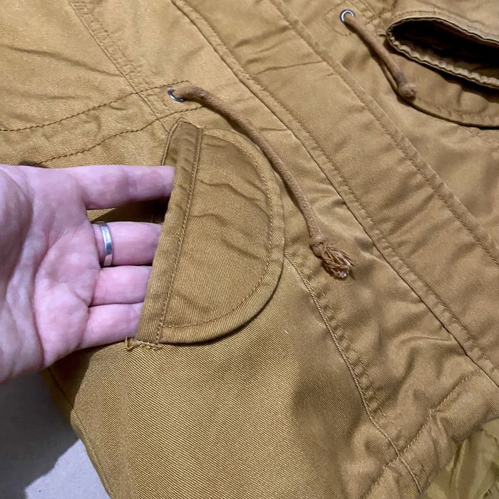 Парка демісезонна жіноча пісочна ONLY  розмір S