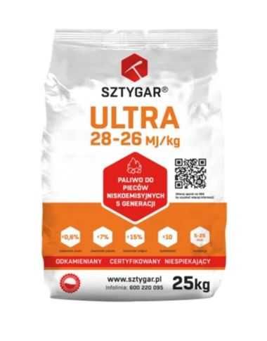 Węgiel groszek Sztygar Ultra 28-26MJ/Kg 25kg