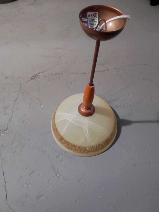 Bardzo ładna szklana lampa wisząca Artino Typ Z201-1