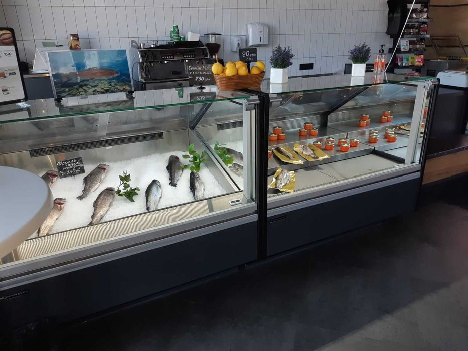 Стелажі торгові в магазин. Каси. Холод. вітрини. Гранти на обладнання