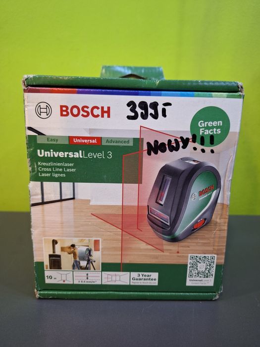 Laser Bosch Universal level 3 nowy