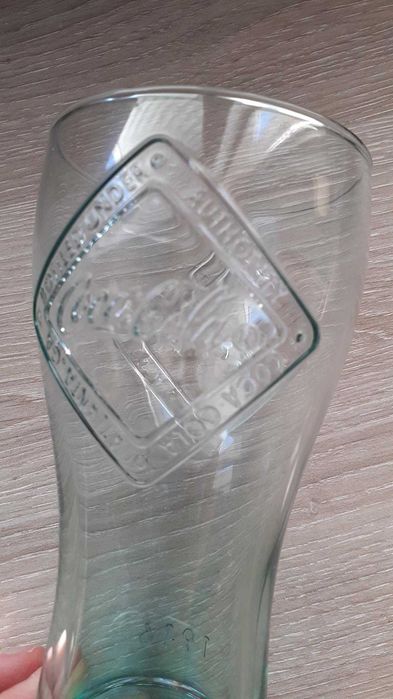 Copo coca cola 1916 coleção vidro vintage Edição limitada retro