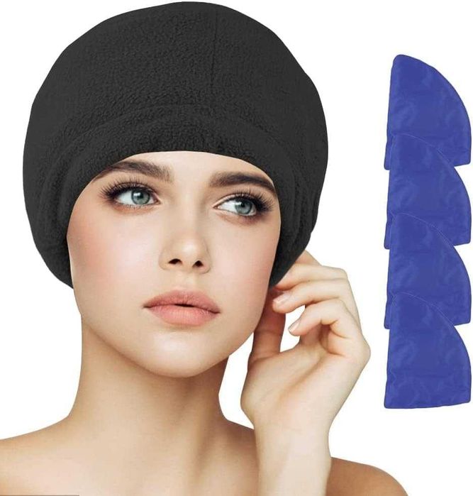 Nowy kompres na migrenę / okład / czapek żelowy / masaż / NEWGO !3130!