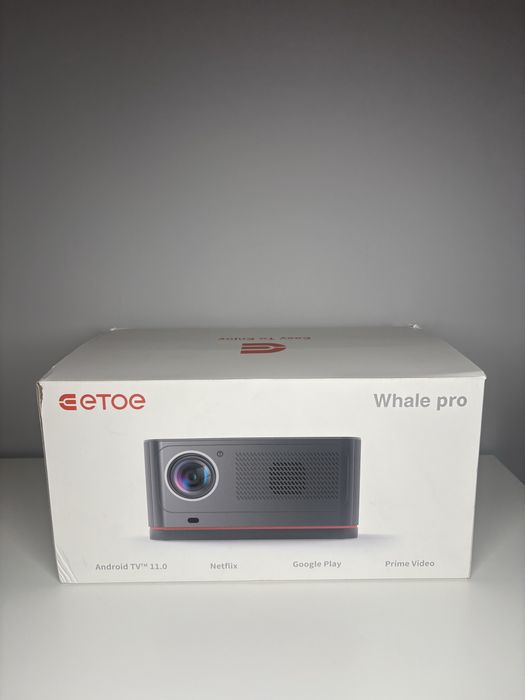 Projektor 4K  ETOE Whale Pro Android TV 11 1080P 1500 ANSI Dolby Audio