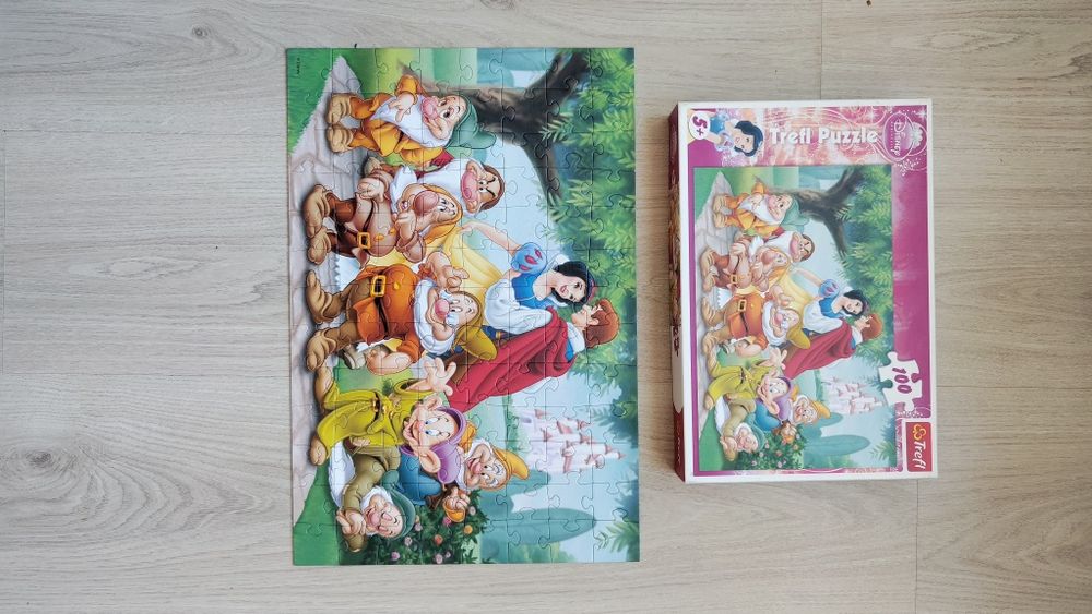 Пазлы набор лот Анна и Эльза Белоснежка спящая красавица Дисней Disney