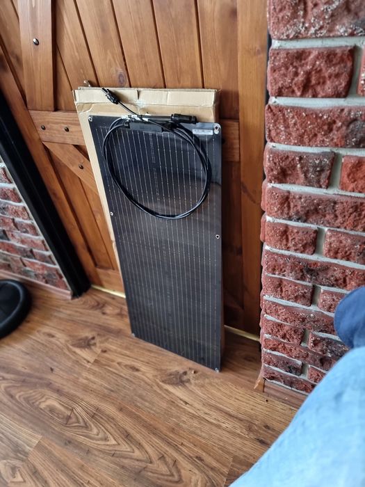 Zestaw solarny do ładowania akumulatora 80 watt panel fotowoltaika