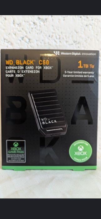 X box X /S ssd память 1tb wb_black c50