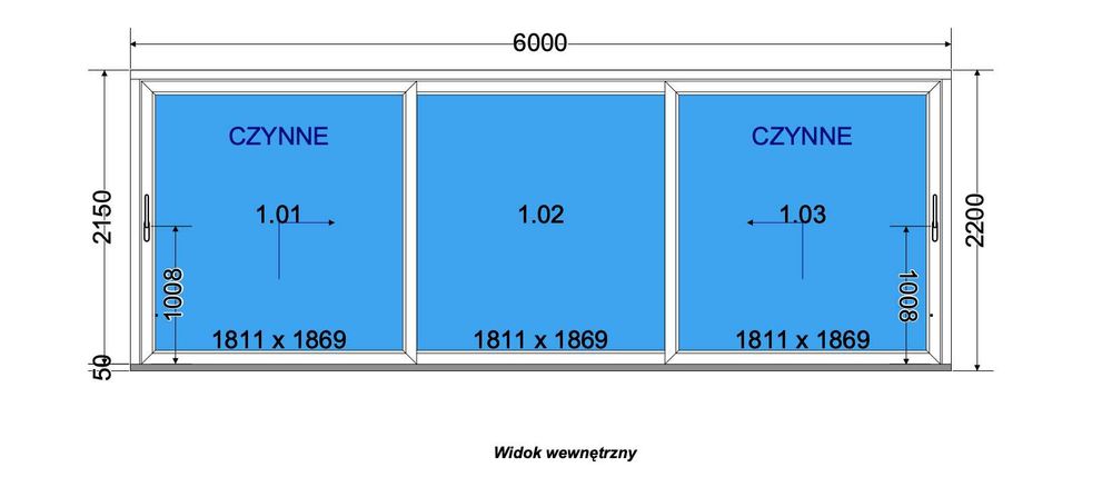 Drzwi przesuwne HST 6000x2200mm, dolnośląskie, cała Polska + Europa!