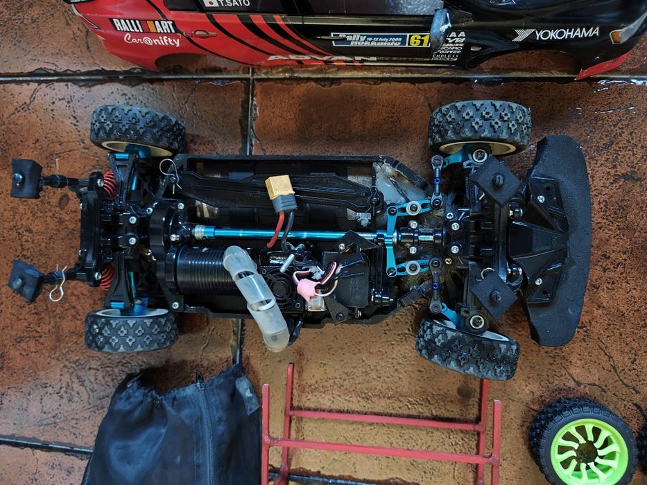 RC TT 02 rally usado em bom estado