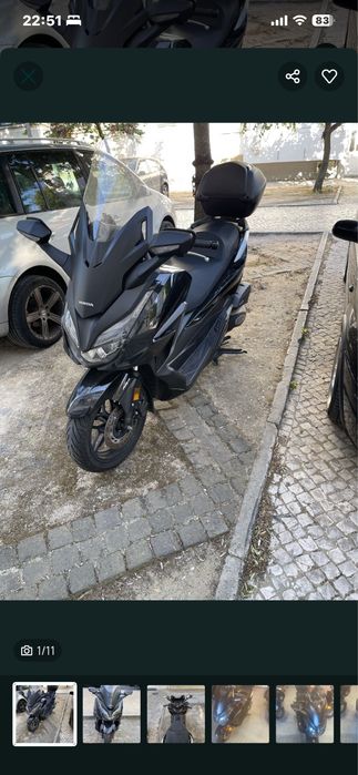 Honda Forza 2022 with 16,000 km driven