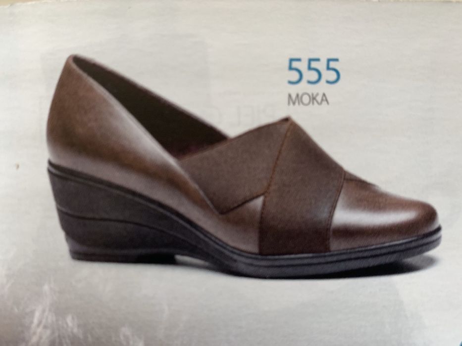 Buty Damskie 40 26cm skóra PITILLOS półbuty brązowe 41