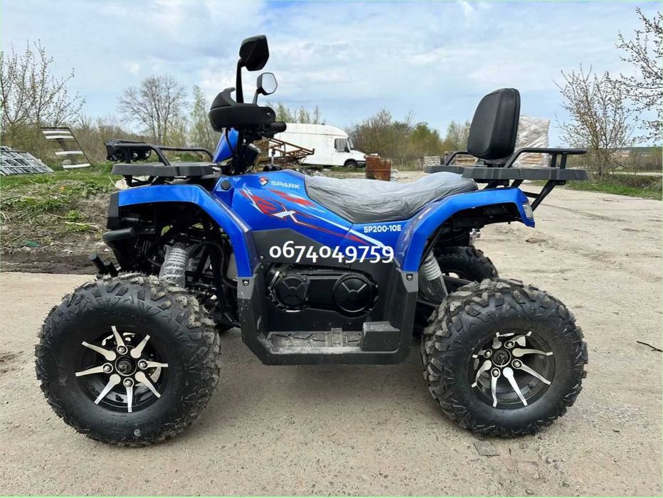 Квадроцикл SPARK SP200-10Е БЕЗКОШТОВНА доставка по Україні